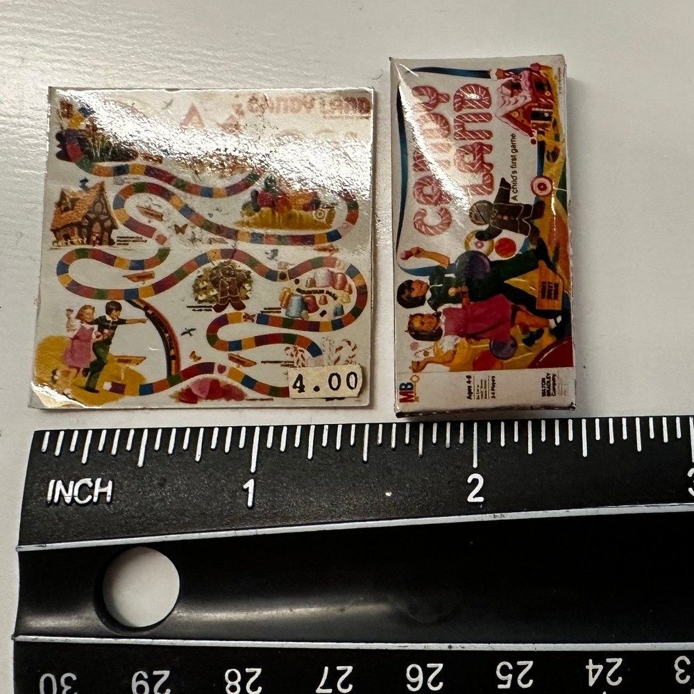 Miniature Retro Candy Land Game Box and Boardgame Doll House 1:12 Scale - Picture 7 of 7